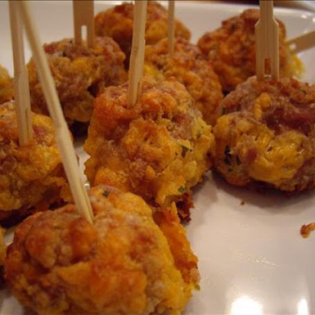 Bisquick Sausage Ball Appetizers