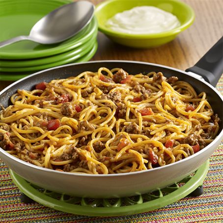 Taco Spaghetti Skillet
