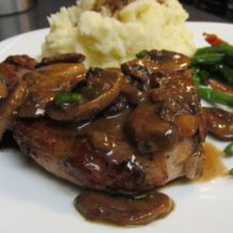Pork Chops With Mushroom Sauce