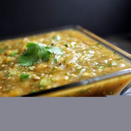 Roasted Tomatillo Salsa (Salsa Verde)
