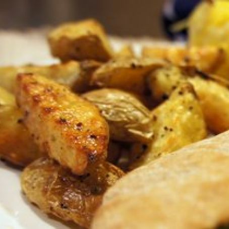 Golden Parmesan Potatoes Recipe