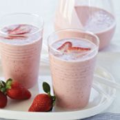 Strawberry, Banana and Almond Butter Smoothie