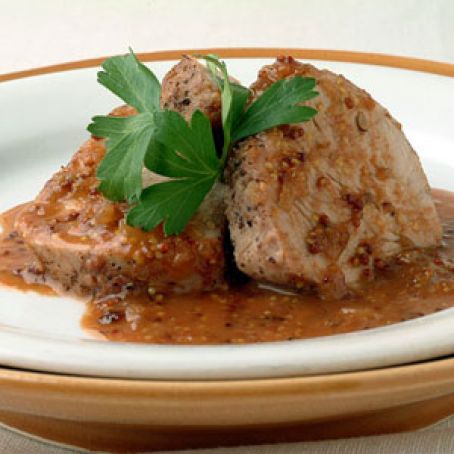 Pork Tenderloin with Guava Bourbon Sauce