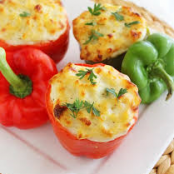 Italian Mac-and-Cheese Stuffed Peppers