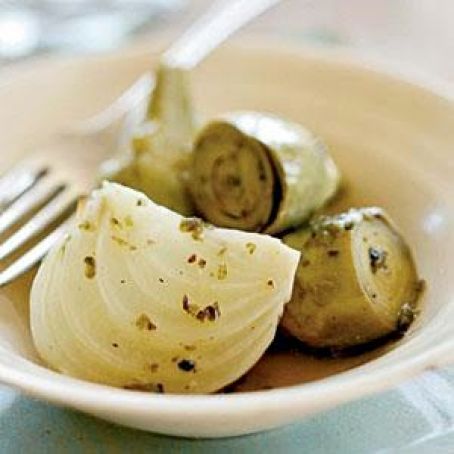 BRAISED BABY ARTICHOKES