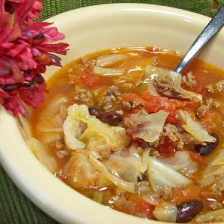 Cabbage Beef Soup