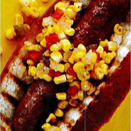 Corn Relish with Roasted Peppers