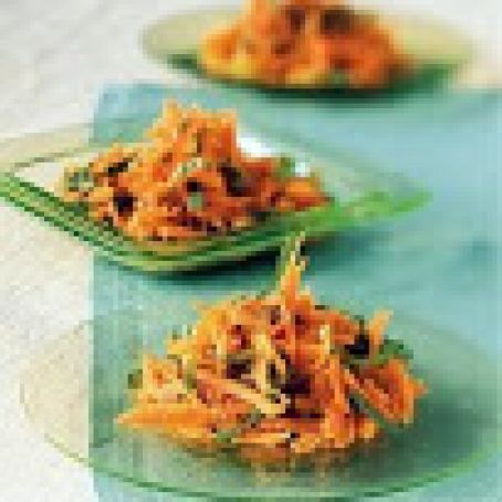 Carrot, Mint, and Golden Raisin Salad