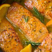 Orange-Rosemary Glazed Salmon - Cooking Classy