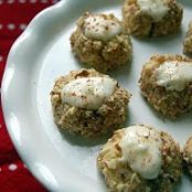 Eggnog Thumbprint Cookies