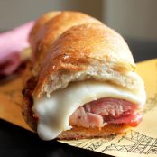 Italian Mozzarella Melt with Pecan Pesto