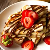 Chocolate Banana Crepes