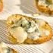 Bruschetta with Gorgonzola Cheese and Honey