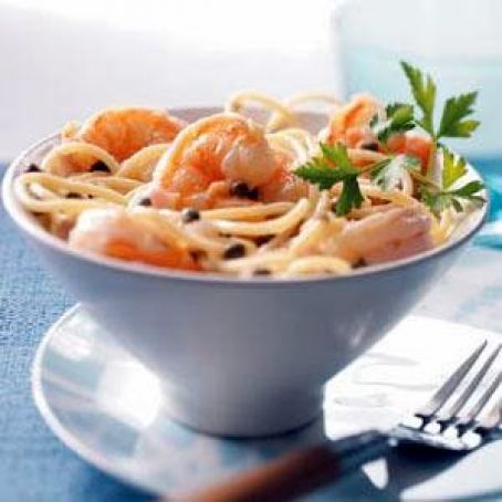 Shrimp Piccata Pasta