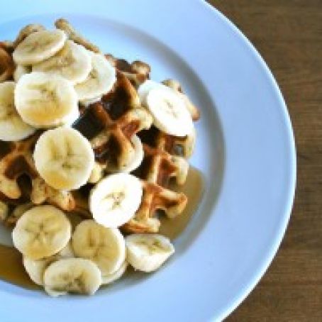 waffle - Spiced Banana Quinoa Waffles