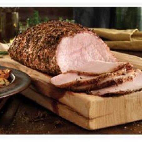 Balsamic Rosemary Pork Loin with Roasted Potatoes