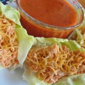 Slow Cooker Buffalo Chicken Lettuce Wraps