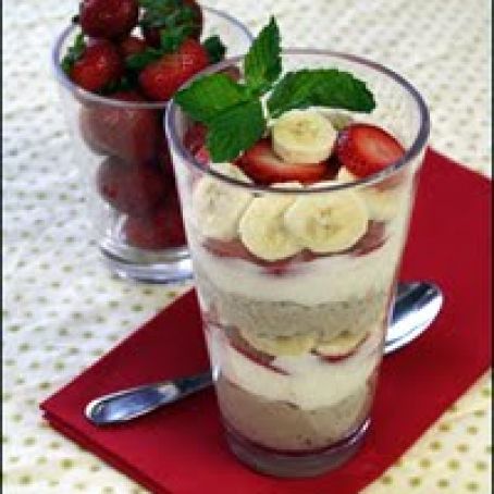 Berry 'Nana Oatmeal Parfait
