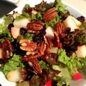Autumn Mixed Greens Salad