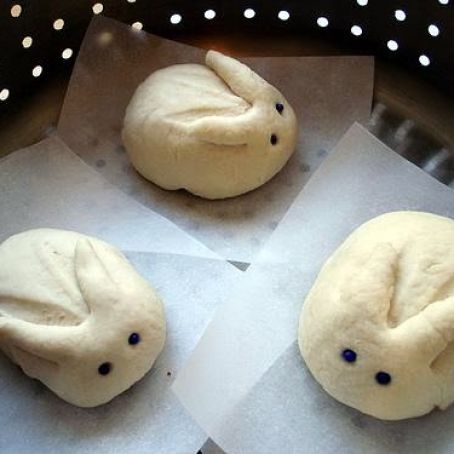 Bacon and Egg Bunny Buns