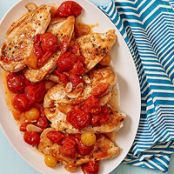 Chicken with Cherry Tomato Sauce
