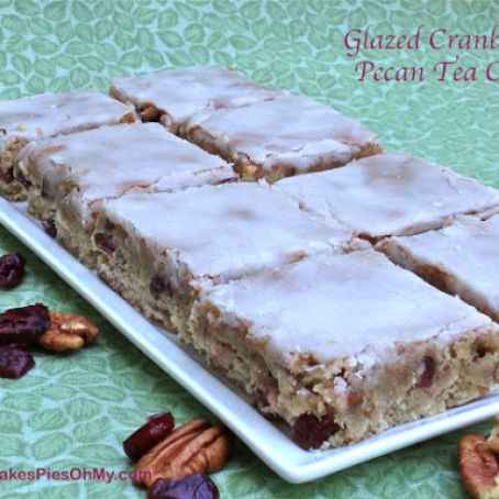 Glazed Cranberry Pecan Tea Cake