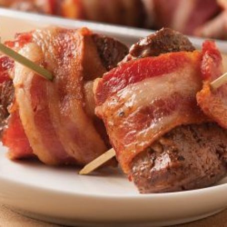 Bacon Wrapped Tenderloin Tip Appetizer