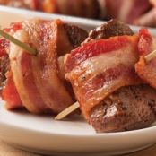 Bacon Wrapped Tenderloin Tip Appetizer