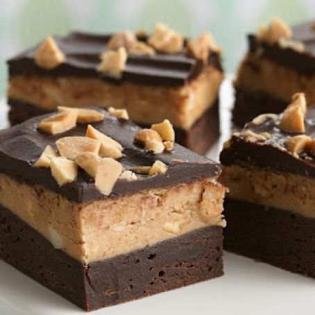 Dark Chocolate-Peanut Butter Brownies