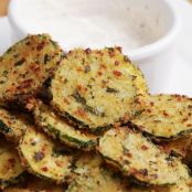 Garlic Parmesan Zucchini Chips