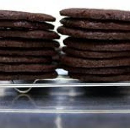 homemade chocolate wafers - for icecream sandwhich