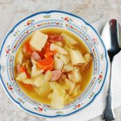 Crock Pot-Rustic Irish Potato and Cabbage Soup