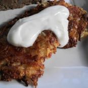 POTATO PANCAKES WITH CHEESE