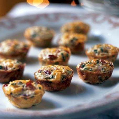 Mini Frittatas with Ham and Cheese