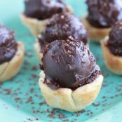 Mini Peanut Butter Truffle Pie Bites