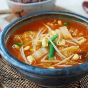KIMCHI****Soybean Sprout Soup with Kimchi