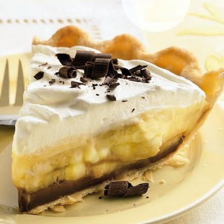 BLACK BOTTOM BANANA-CREAM PIE
