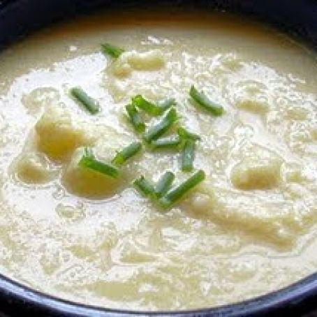 Cauliflower and Cheese Soup - Slow Cooker