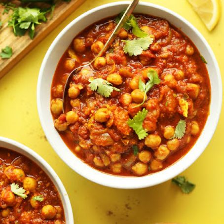 Chana Masala, Oil-Free