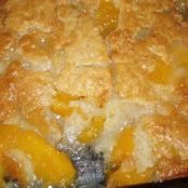 Old Time Oven Peach Cobbler