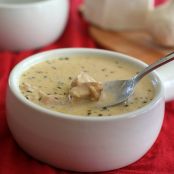 CHICKEN-Roasted Garlic Chicken Soup