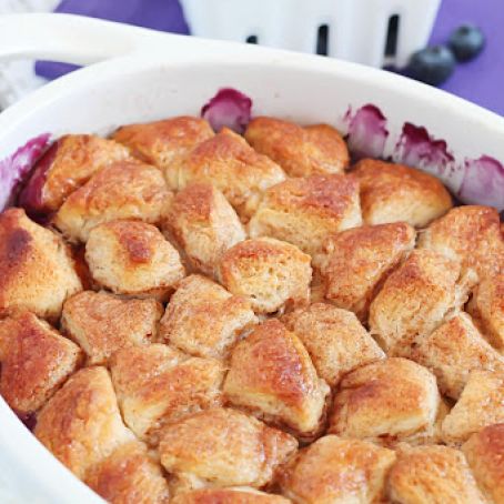 Easy Peach & Blueberry Cobbler