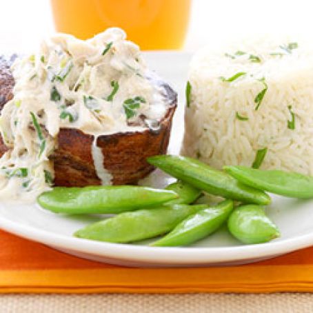 Filet with Crab Topping