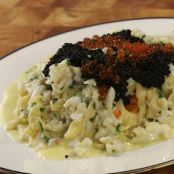 Hand Made Linguini with Crabmeat & Caviar