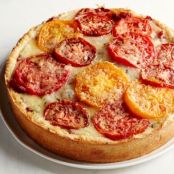 Tomato-Fontina Torte with Rosemary Crust