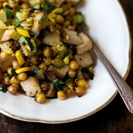 Lemony Chickpea Stir-Fry