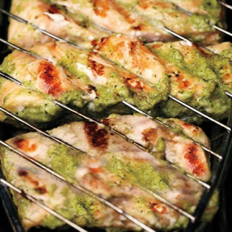 green shawarma salmon