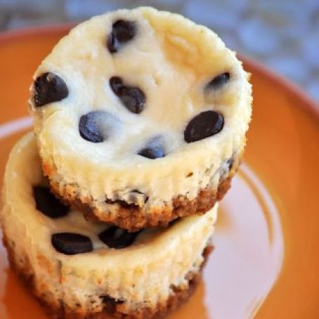 Chocolate Chip Mini Cheesecakes