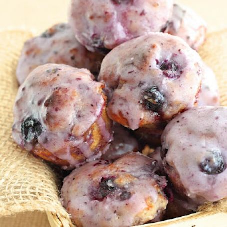 Baked Blueberry Fritter Bites