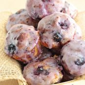 Baked Blueberry Fritter Bites